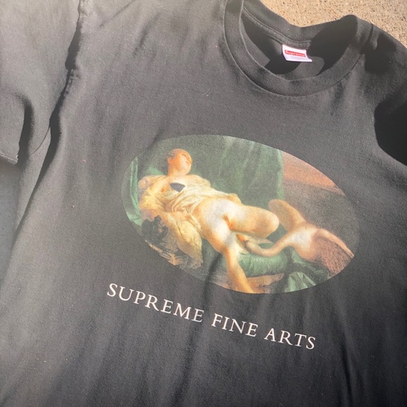 Supreme fine arts t shirt Clearance
